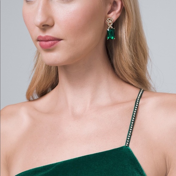 NWT WHBM One-Shoulder Velvet Jumpsuit - Picture 10 of 13